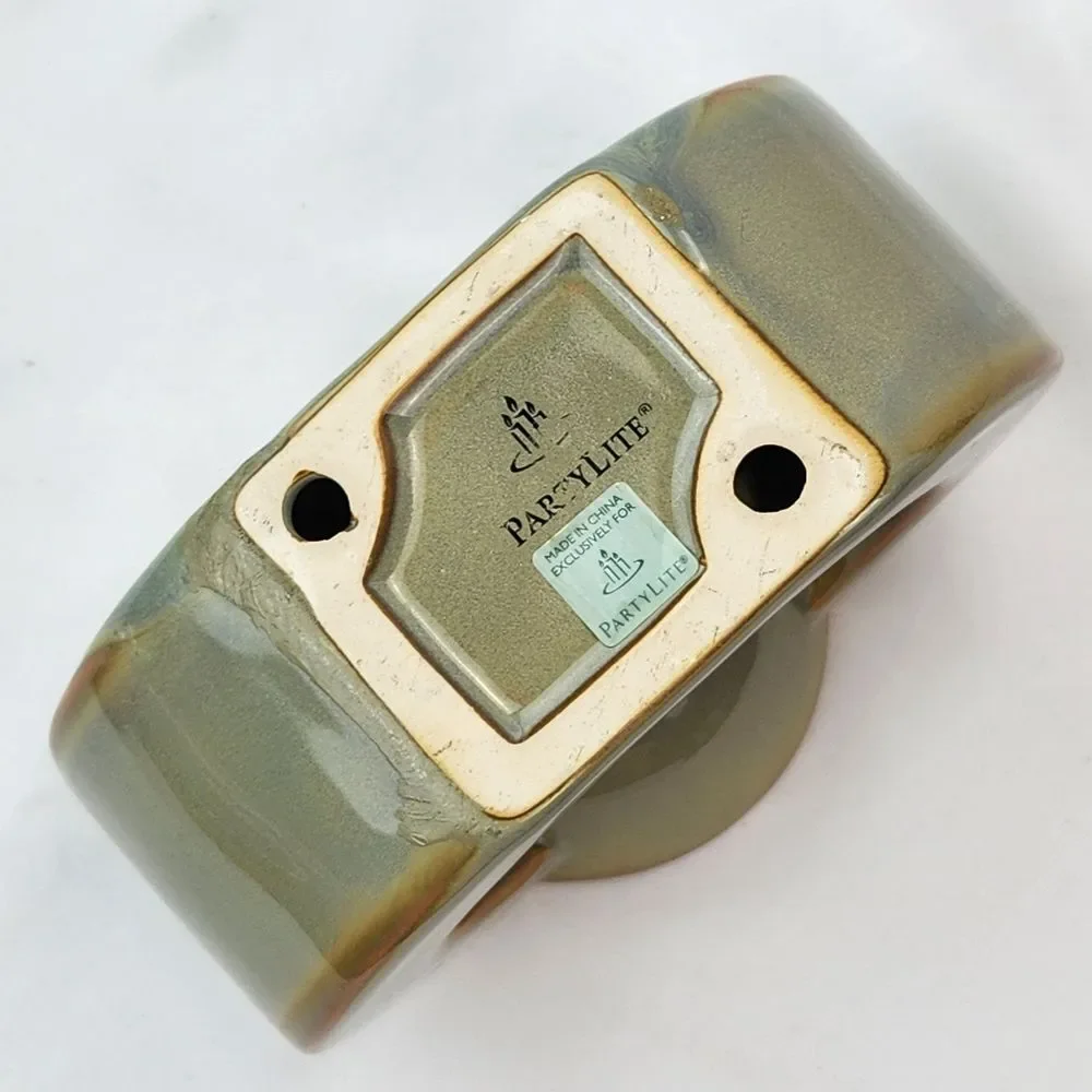 🩵PartyLite Olive Green Gaia Fragrance Warmer - Picture 11 of 11